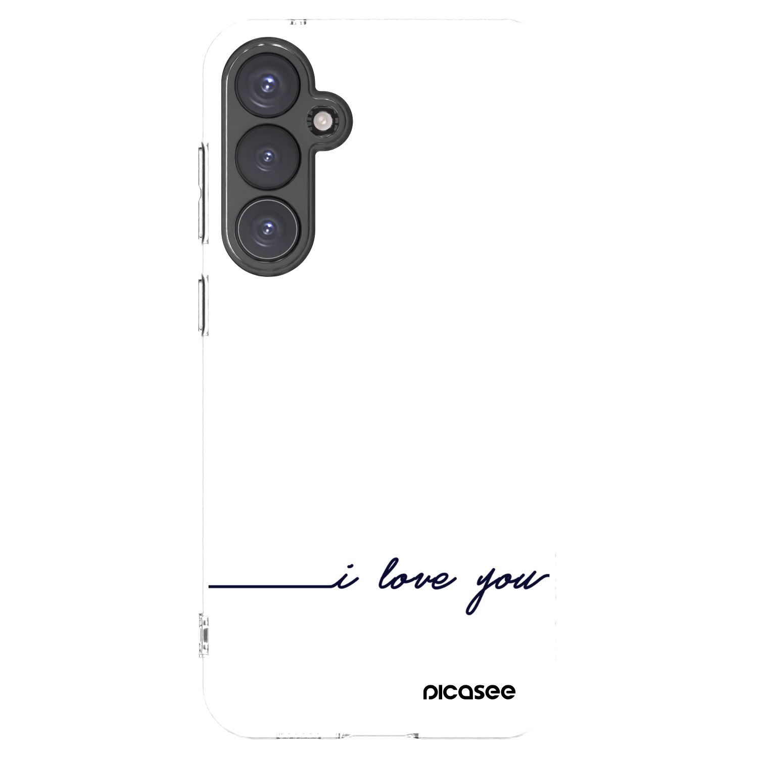 Picasee silikonowe przeźroczyste etui na Samsung Galaxy S23 FE S711B - I love you