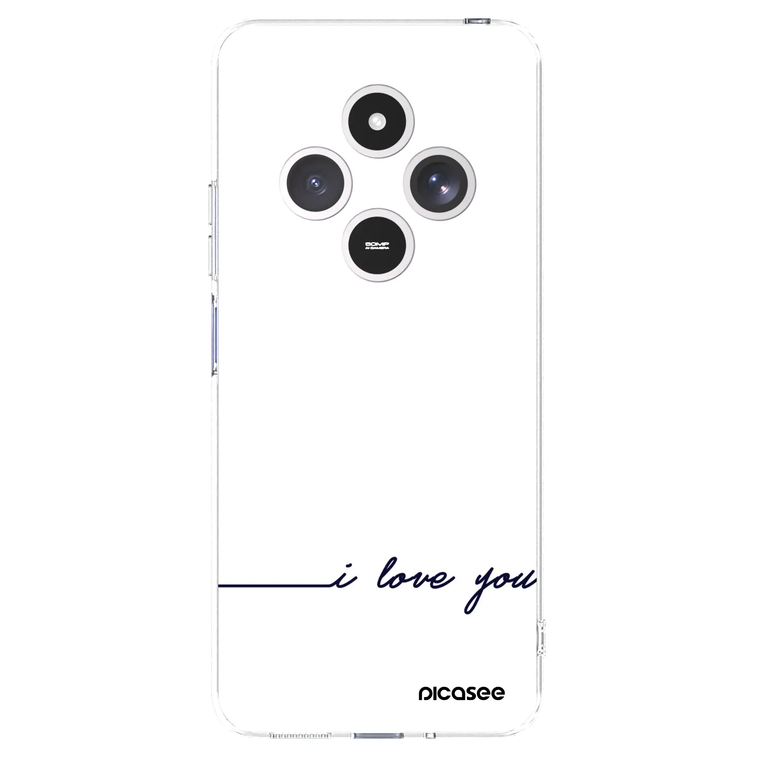 Picasee silikonowe przeźroczyste etui na Xiaomi Redmi 14C - I love you