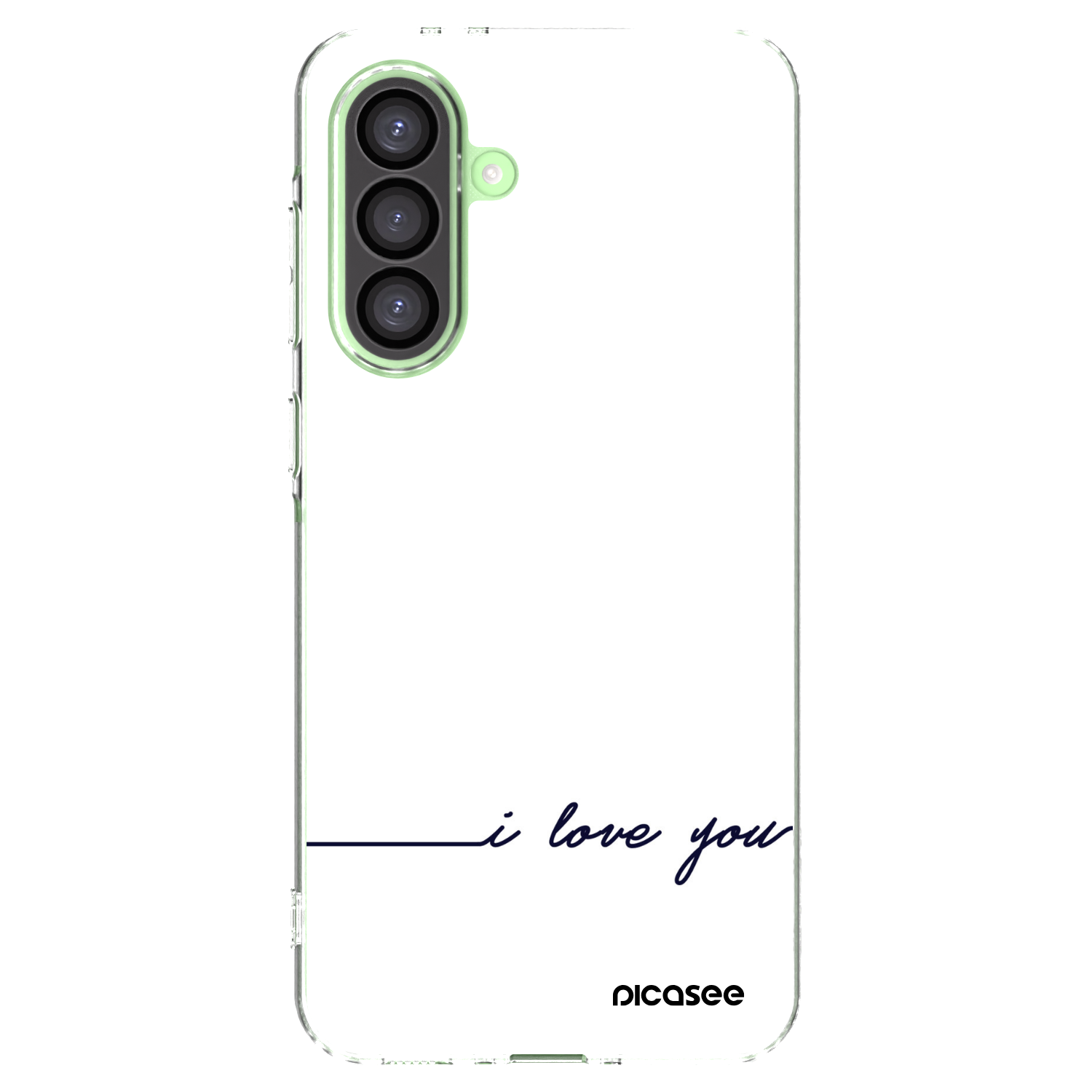Picasee silikonowe przeźroczyste etui na Samsung Galaxy A26 5G A266B - I love you