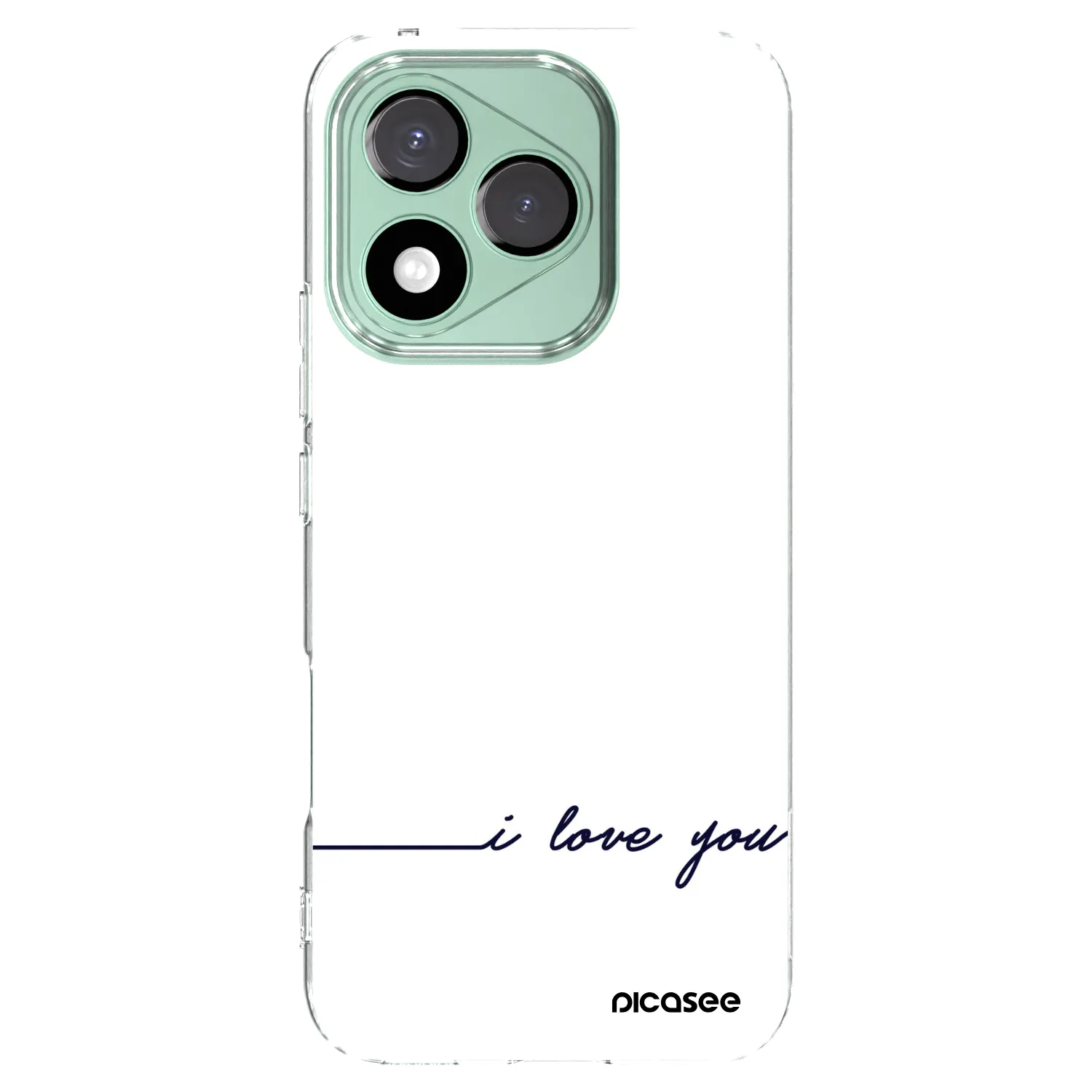 Picasee silikonowe przeźroczyste etui na Honor 400 Lite 5G - I love you