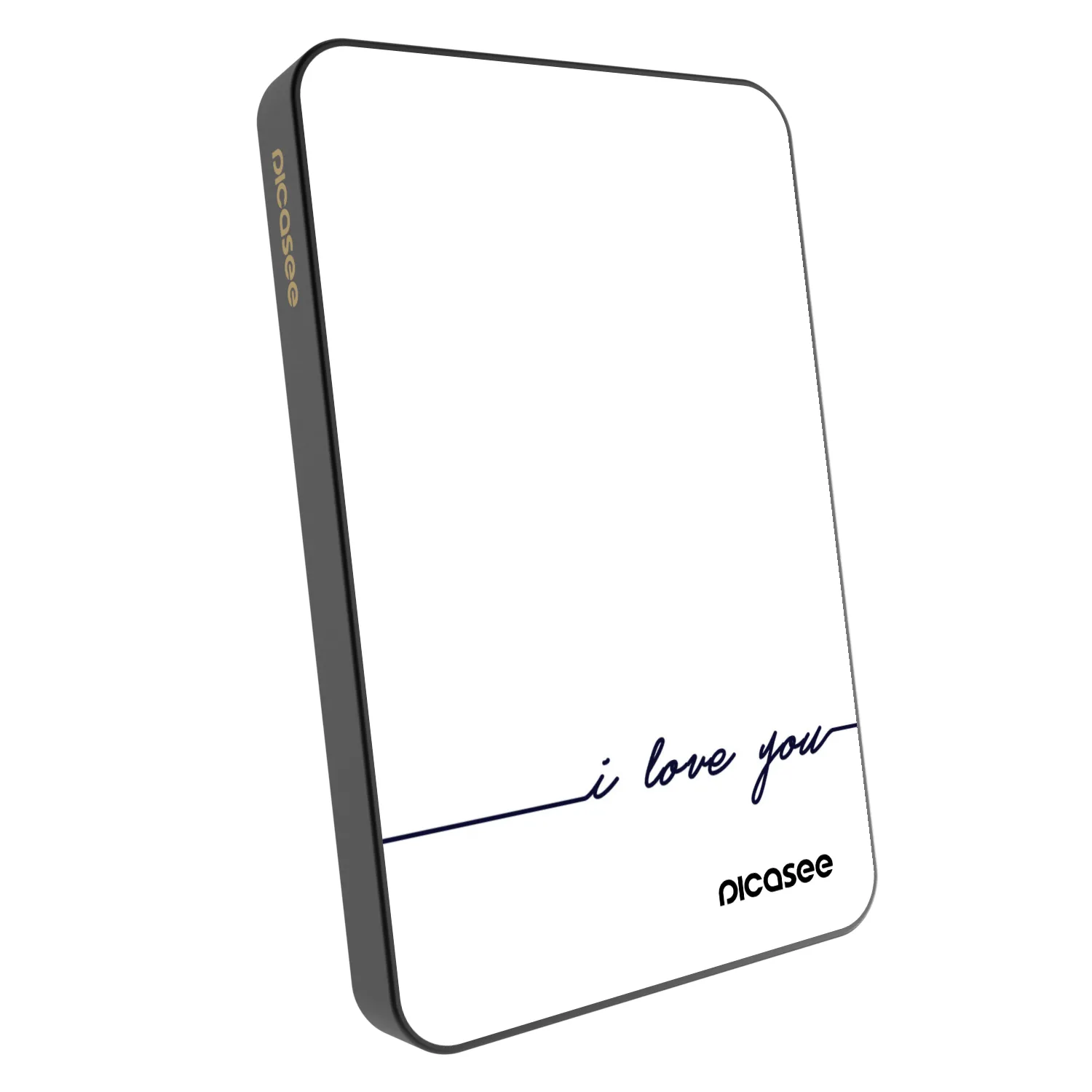 Picasee Powerbank z MagSafe 5 000 mAh Szary - I love you