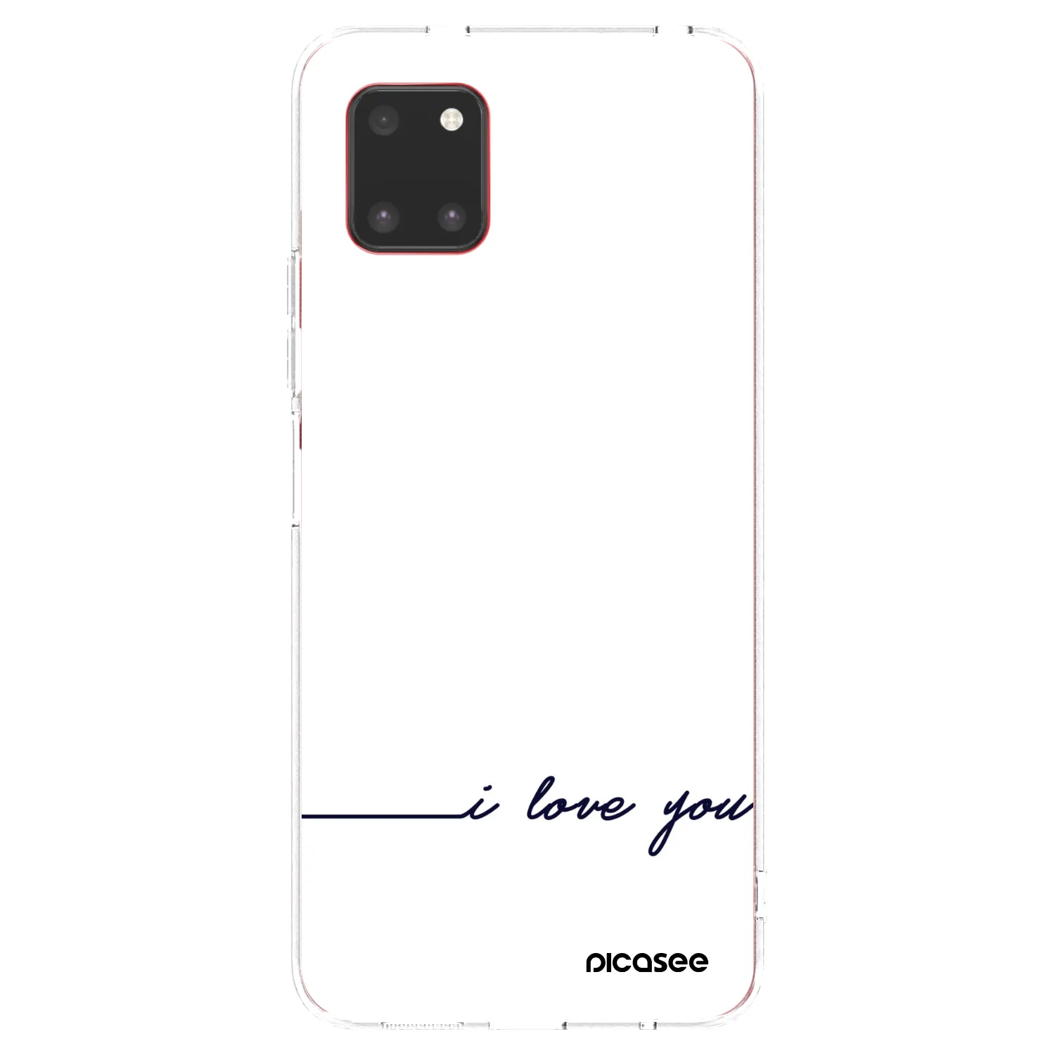 Picasee silikonowe przeźroczyste etui na Samsung Galaxy Note 10 Lite N770F - I love you