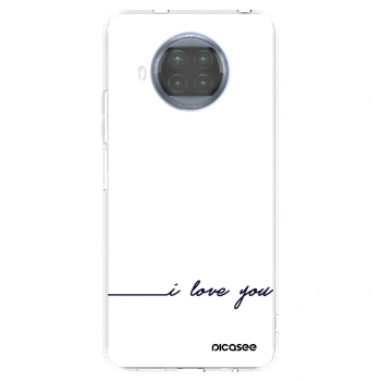 Picasee silikonowe przeźroczyste etui na Xiaomi Mi 10T Lite - I love you