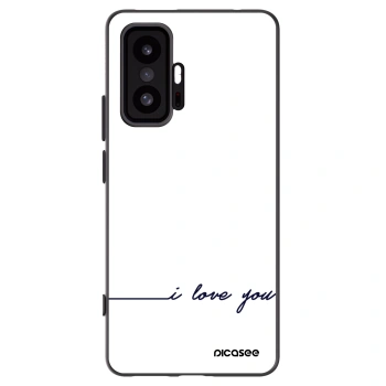 Picasee silikonowe czarne etui na Xiaomi 11T - I love you