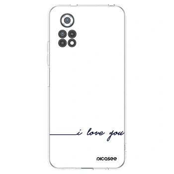 Picasee silikonowe przeźroczyste etui na Xiaomi Poco X4 Pro 5G - I love you