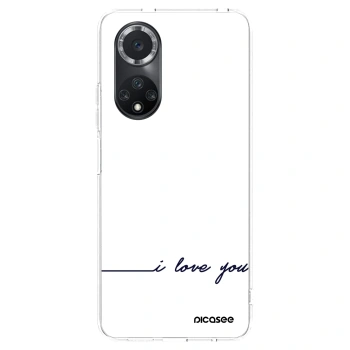 Picasee silikonowe przeźroczyste etui na Huawei Nova 9 SE - I love you