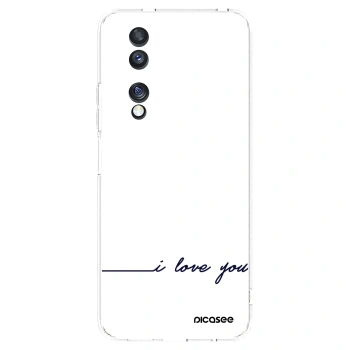 Picasee silikonowe przeźroczyste etui na Honor 70 - I love you
