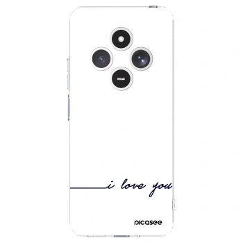 Picasee silikonowe przeźroczyste etui na Xiaomi Redmi 14C - I love you