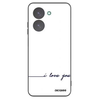 Picasee silikonowe czarne etui na Xiaomi Redmi A5 - I love you