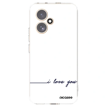 Picasee silikonowe przeźroczyste etui na Honor 400 5G - I love you