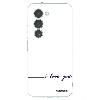 Picasee silikonowe przeźroczyste etui na Xiaomi Redmi 15 5G - I love you