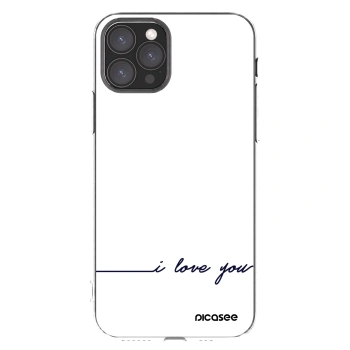 Picasee silikonowe przeźroczyste etui na Apple iPhone 11 Pro - I love you