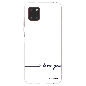 Picasee silikonowe przeźroczyste etui na Samsung Galaxy Note 10 Lite N770F - I love you