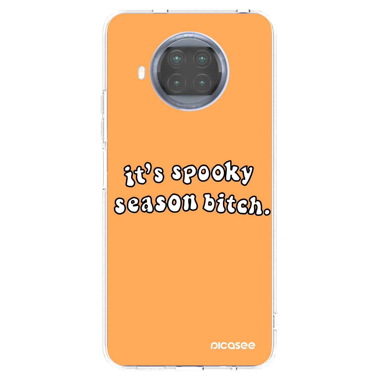 Picasee silikonowe przeźroczyste etui na Xiaomi Mi 10T Lite - Spooky season