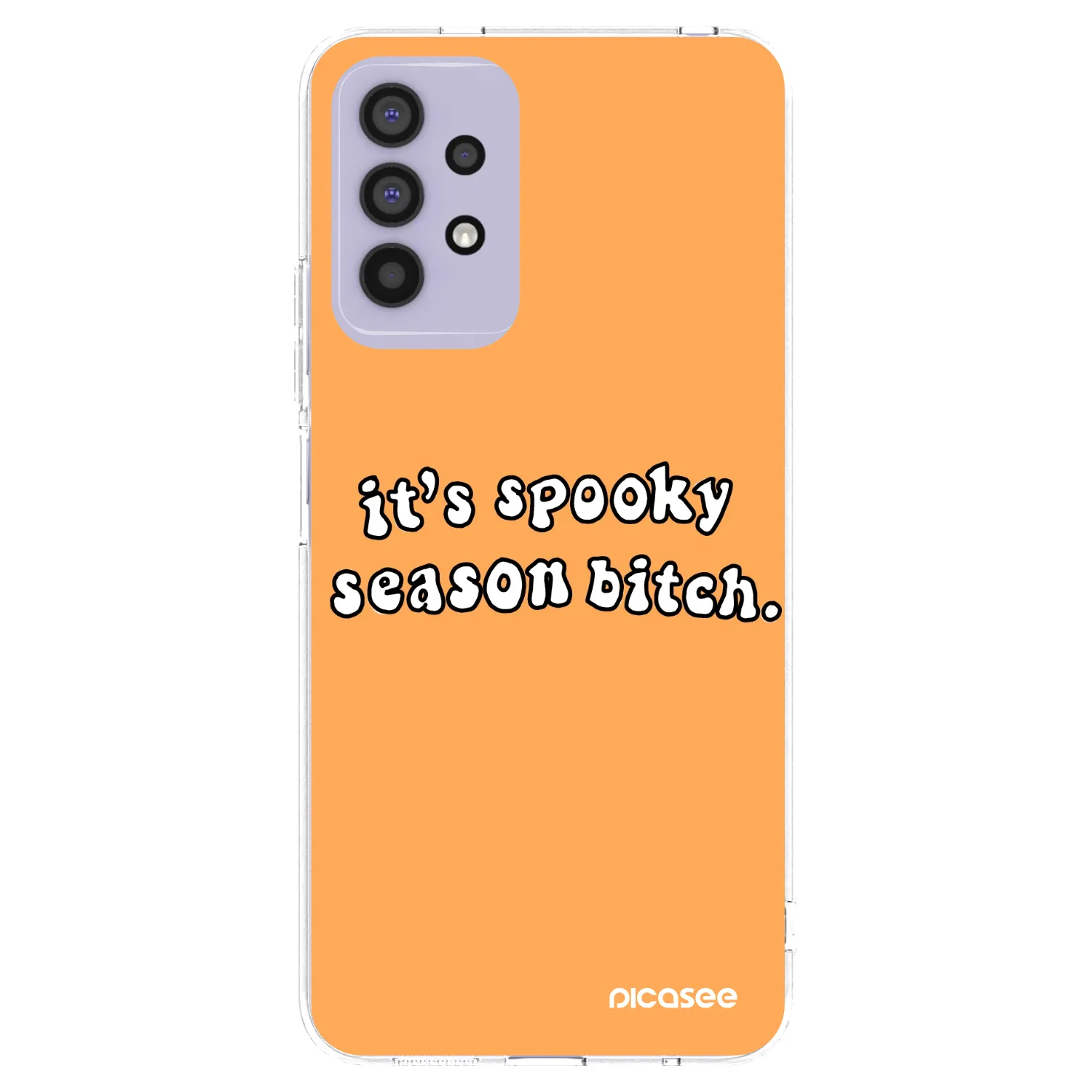 Picasee silikonowe przeźroczyste etui na Samsung Galaxy A32 4G SM-A325F - Spooky season