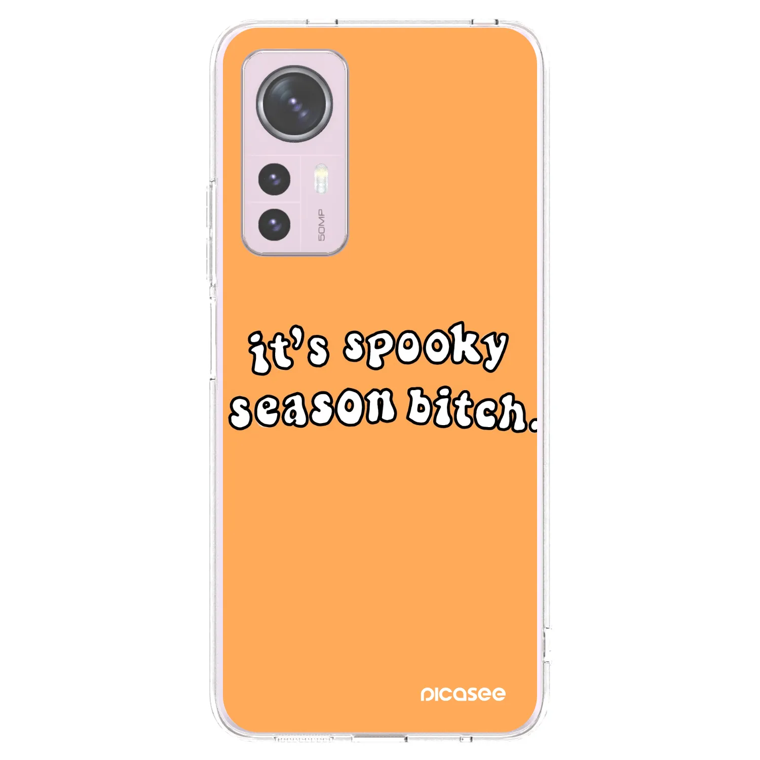 Picasee silikonowe przeźroczyste etui na Xiaomi 12 - Spooky season