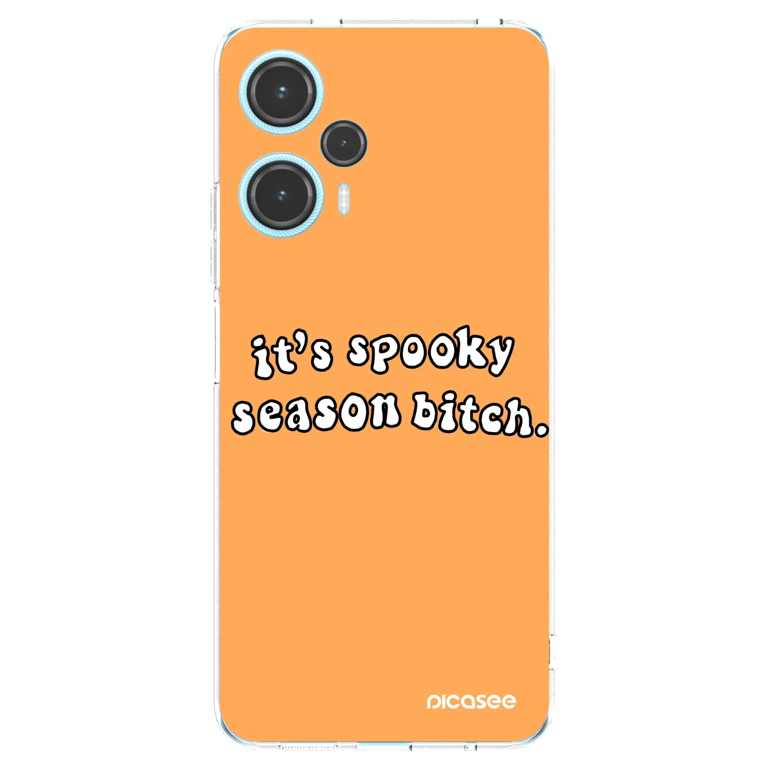 Picasee silikonowe przeźroczyste etui na Xiaomi Poco F5 - Spooky season