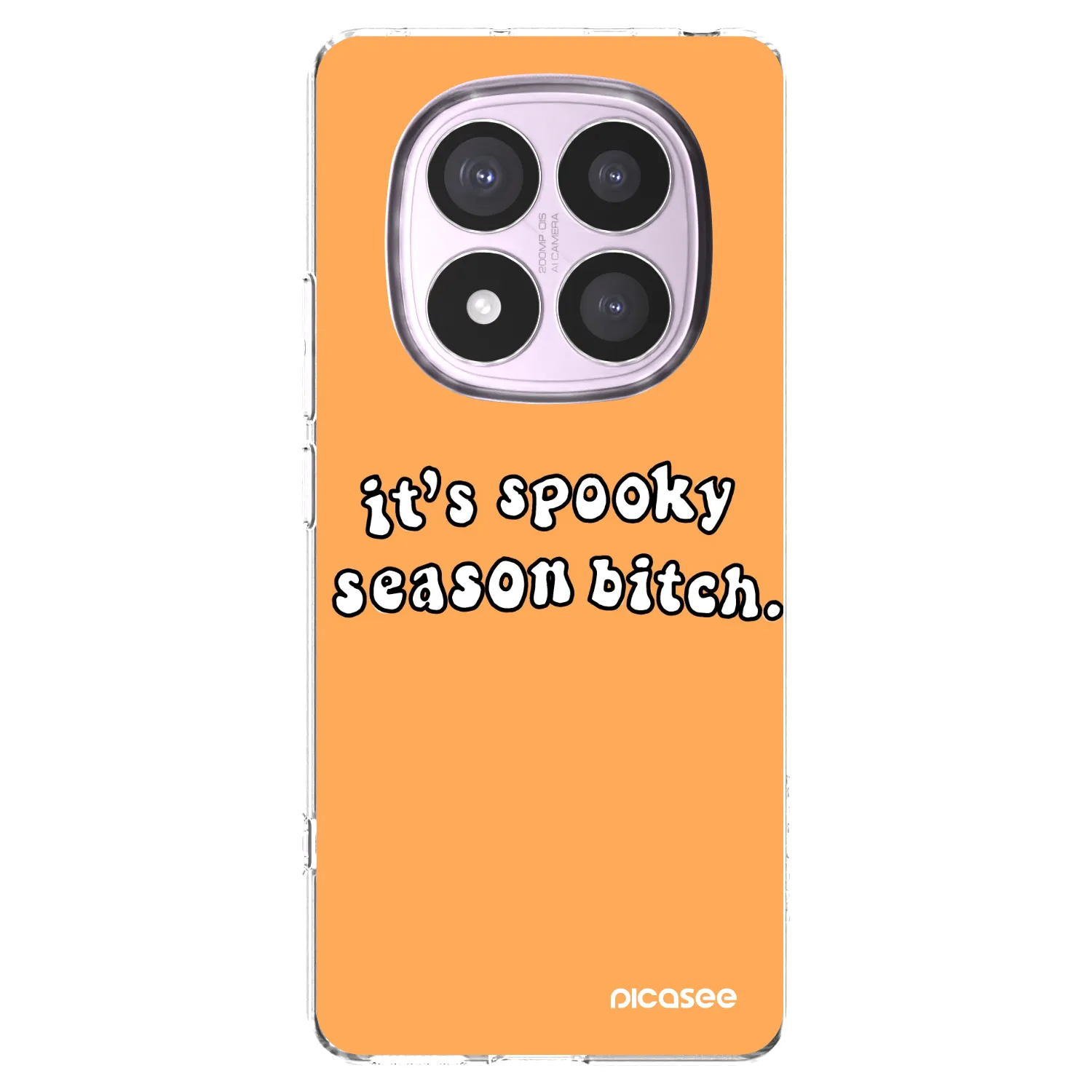 Picasee silikonowe przeźroczyste etui na Xiaomi Redmi Note 14 Pro 5G - Spooky season