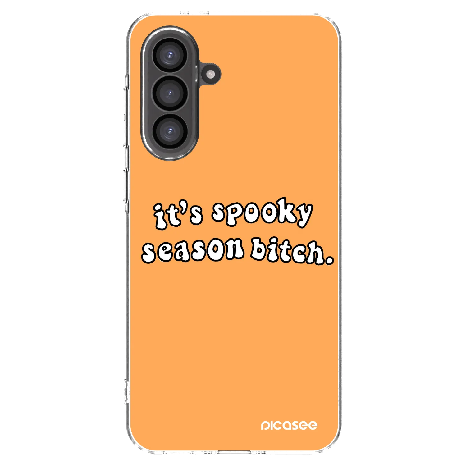 Picasee silikonowe przeźroczyste etui na Samsung Galaxy A36 5G - Spooky season