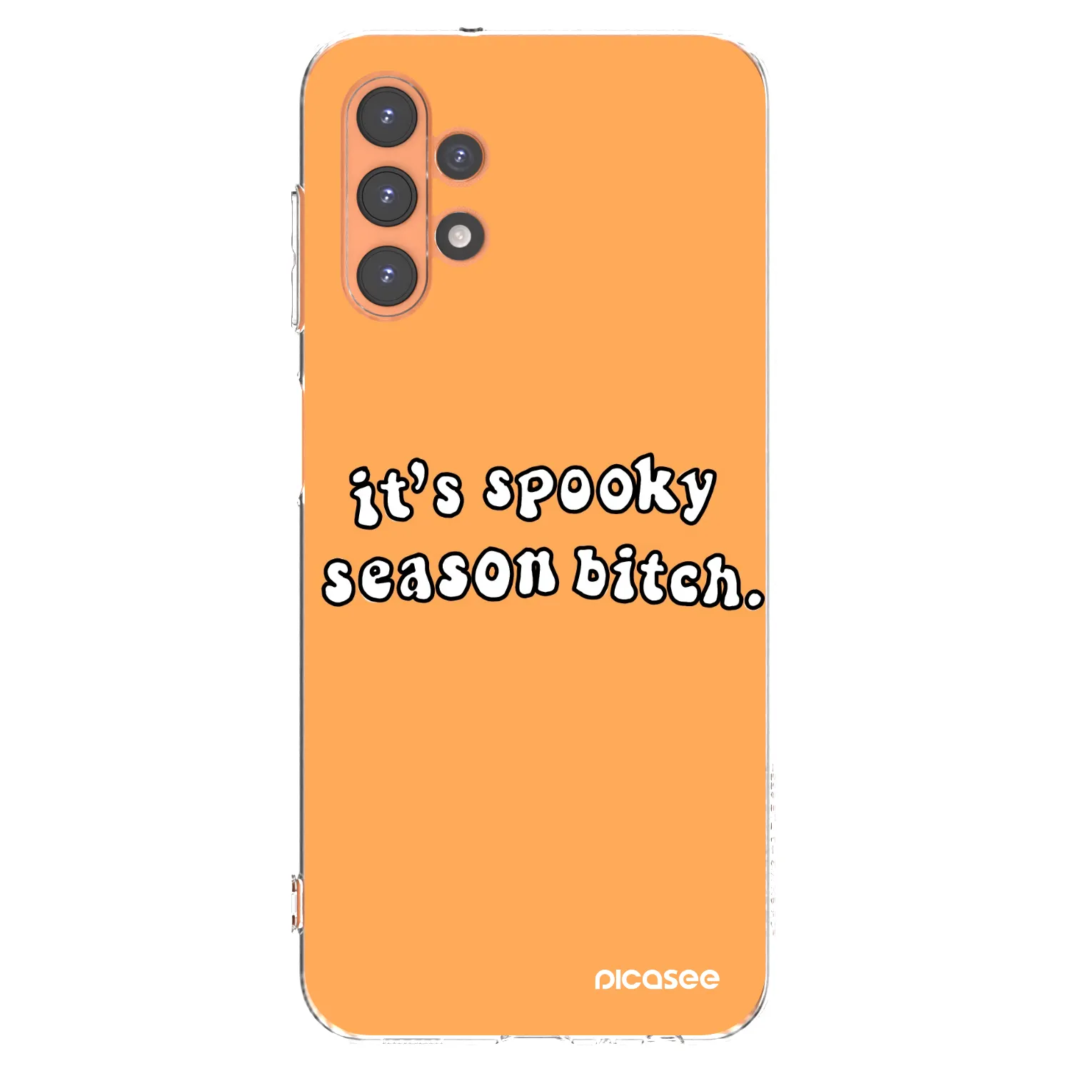 Picasee silikonowe przeźroczyste etui na Samsung Galaxy A13 5G - Spooky season