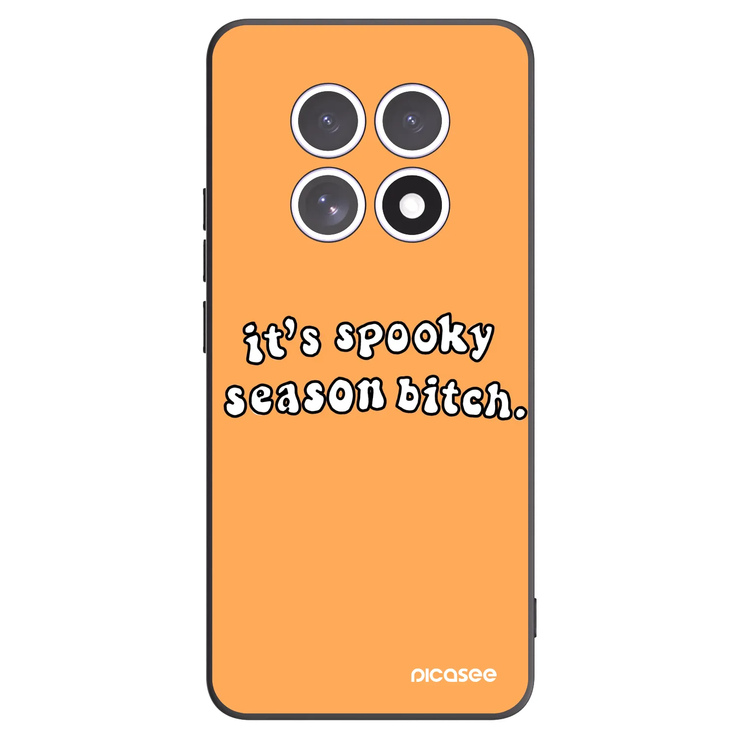Picasee silikonowe czarne etui na Xiaomi Redmi Note 15 5G - Spooky season