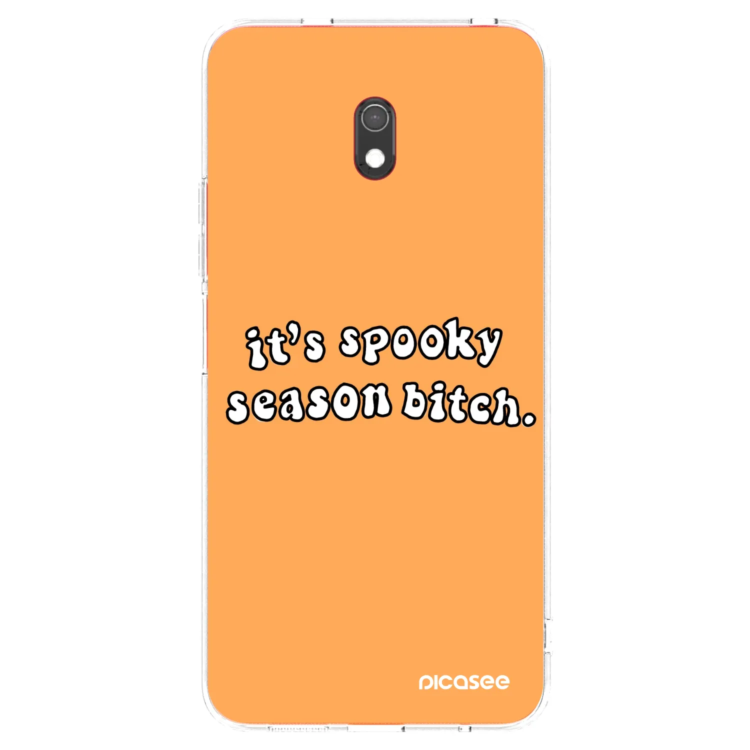 Picasee silikonowe przeźroczyste etui na Xiaomi Redmi 8A - Spooky season
