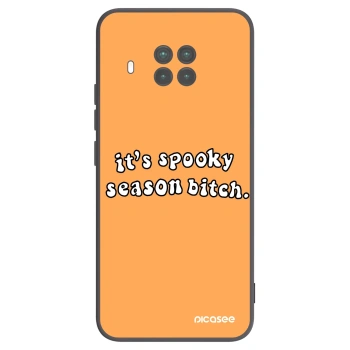 Picasee silikonowe czarne etui na Xiaomi Mi 10T Lite - Spooky season
