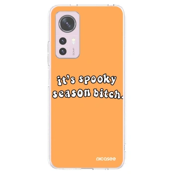 Picasee silikonowe przeźroczyste etui na Xiaomi 12 - Spooky season