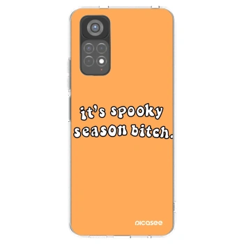 Picasee silikonowe przeźroczyste etui na Xiaomi Redmi Note 11S 5G - Spooky season
