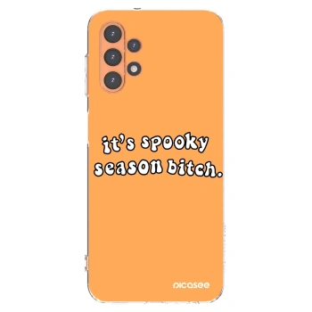 Picasee silikonowe przeźroczyste etui na Samsung Galaxy A13 5G - Spooky season