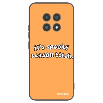 Picasee silikonowe czarne etui na Realme 12X - Spooky season