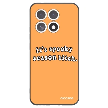 Picasee silikonowe czarne etui na Xiaomi 15T - Spooky season