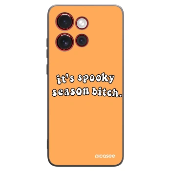 Picasee silikonowe czarne etui na Motorola Edge 60 Neo 5G - Spooky season