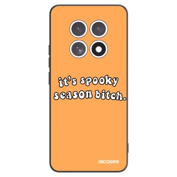 Picasee silikonowe czarne etui na Xiaomi Redmi Note 15 5G - Spooky season