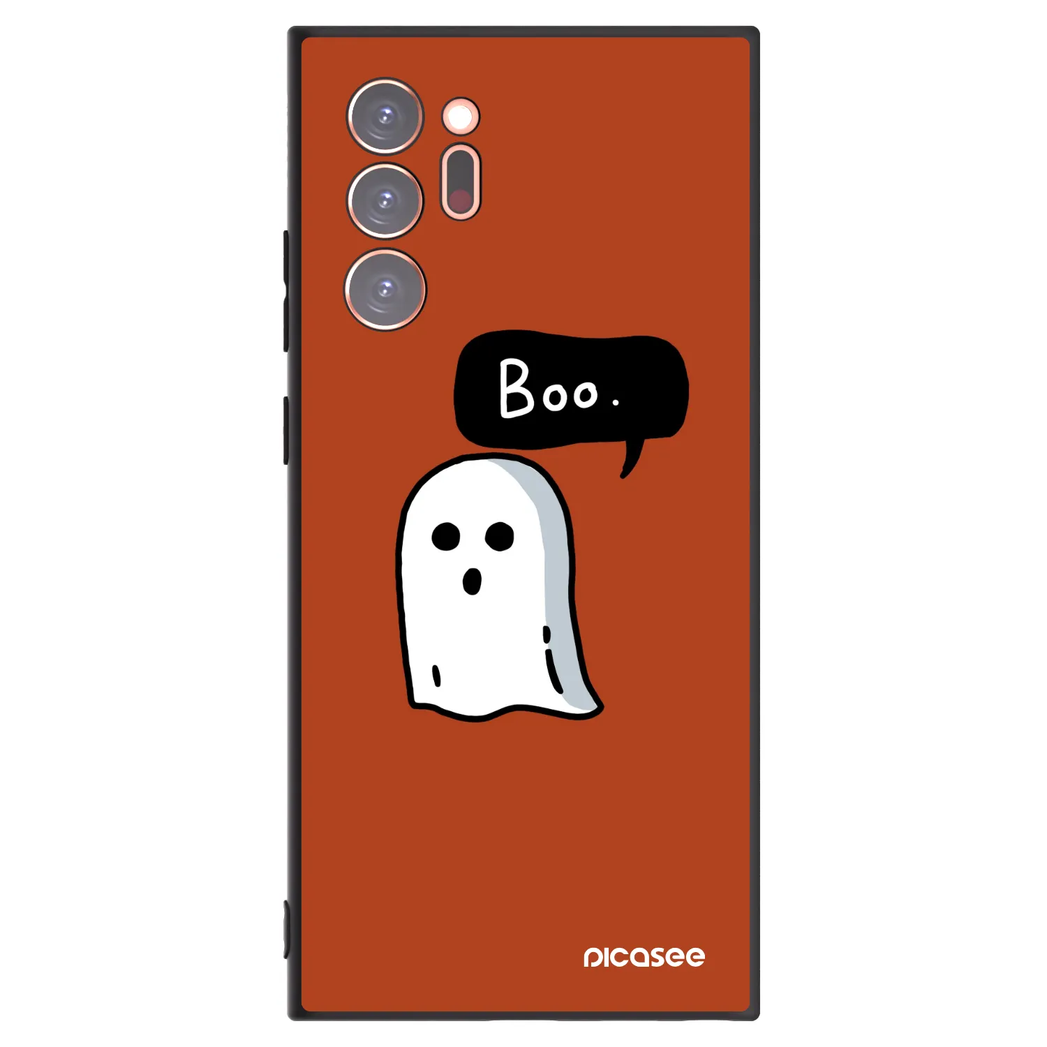 Picasee silikonowe czarne etui na Samsung Galaxy Note 20 Ultra - Boo