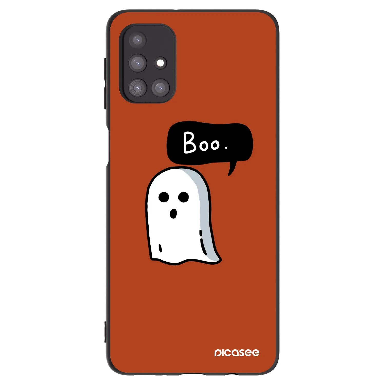 Picasee silikonowe czarne etui na Samsung Galaxy M31s - Boo