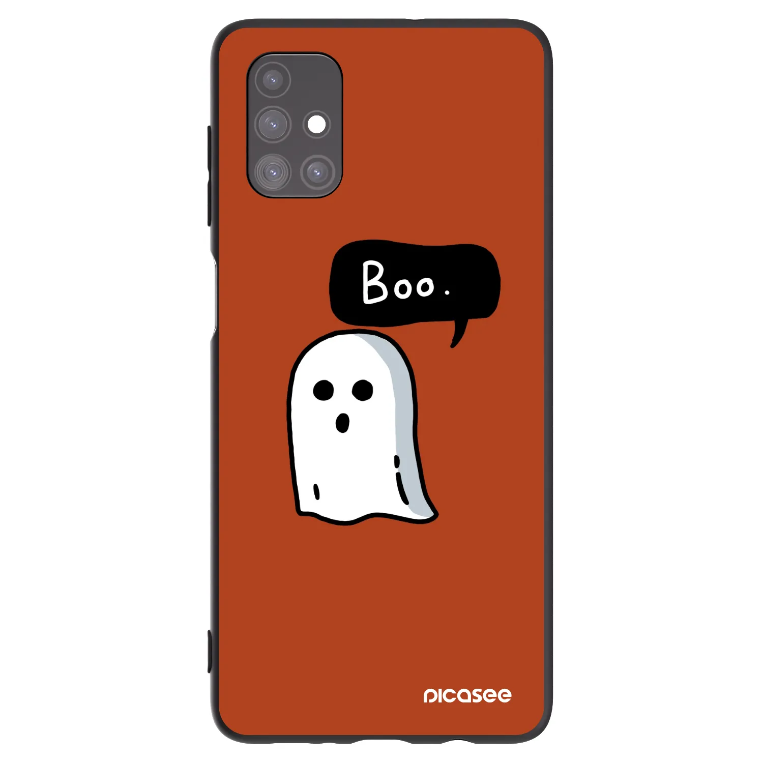 Picasee silikonowe czarne etui na Samsung Galaxy M51 M515F - Boo