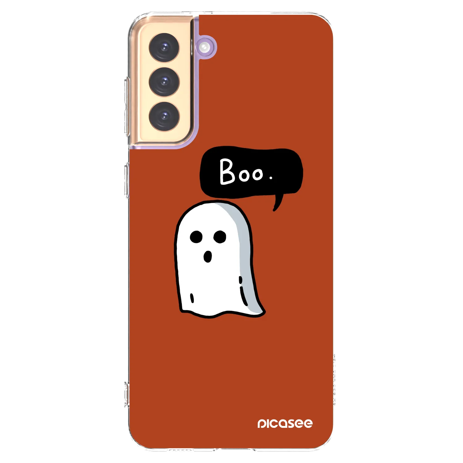 Picasee silikonowe przeźroczyste etui na Samsung Galaxy S21+ 5G G996F - Boo