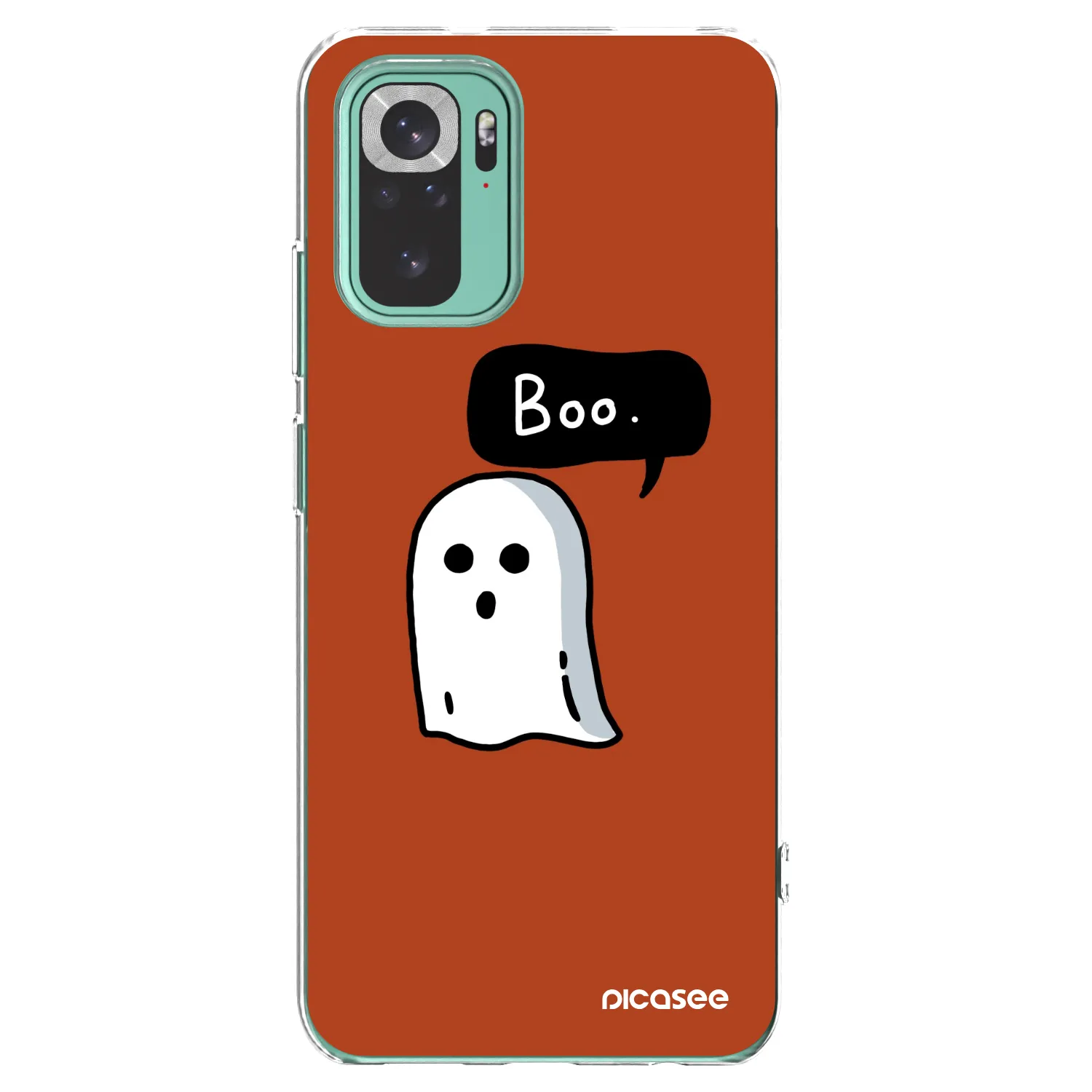 Picasee silikonowe przeźroczyste etui na Xiaomi Redmi Note 10 Pro - Boo