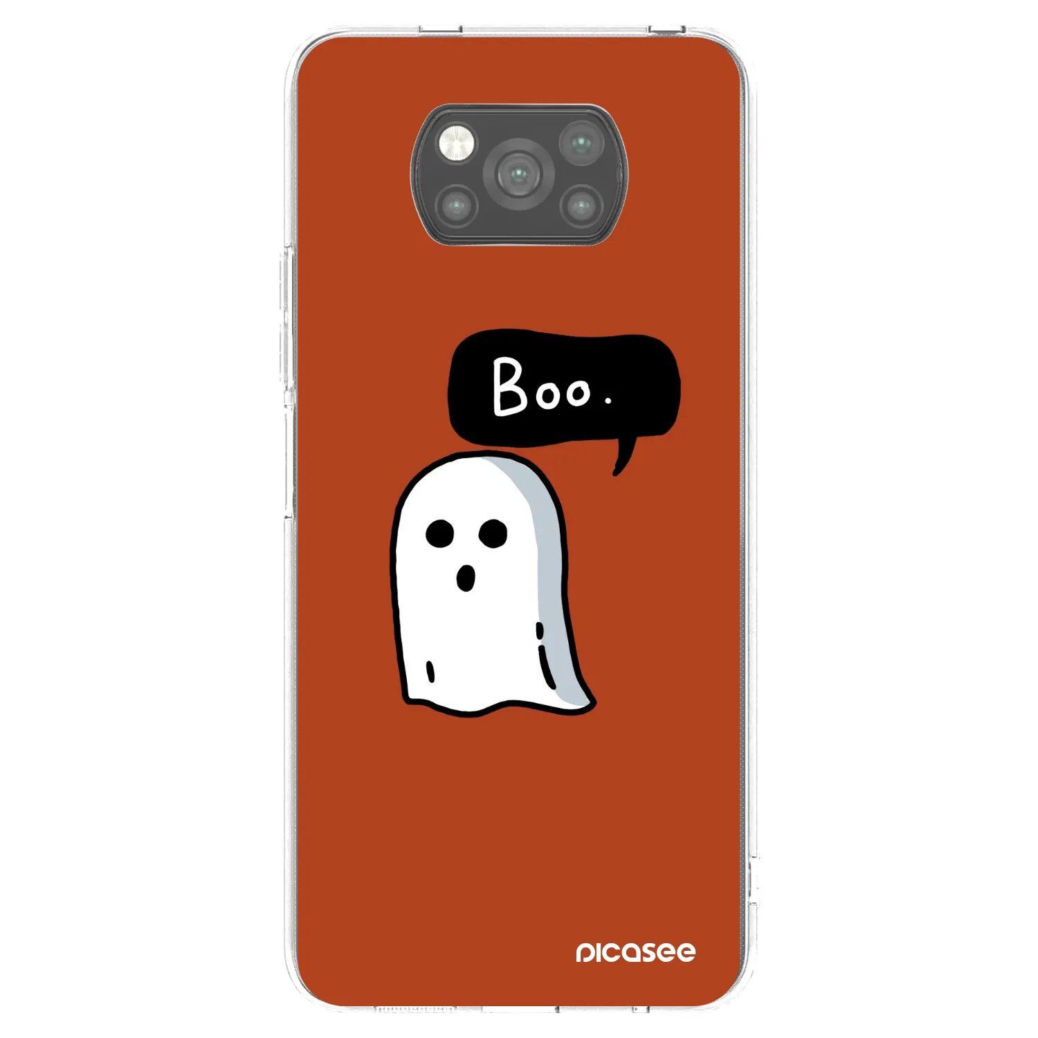 Picasee silikonowe czarne etui na Xiaomi Poco X3 Pro - Boo