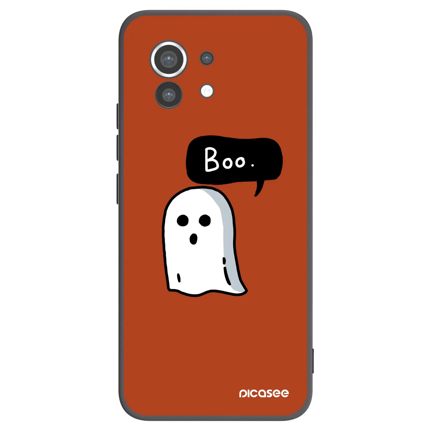 Picasee silikonowe czarne etui na Xiaomi Mi 11 - Boo