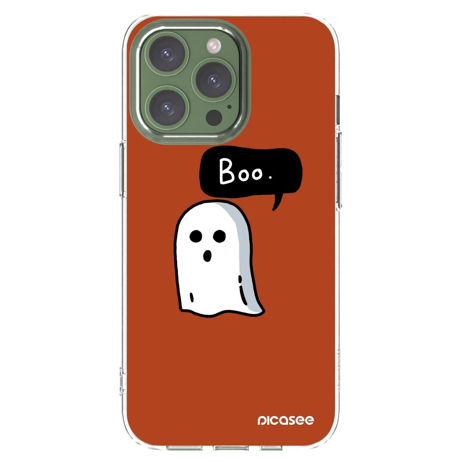 Picasee silikonowe przeźroczyste etui na Apple iPhone 13 Pro - Boo