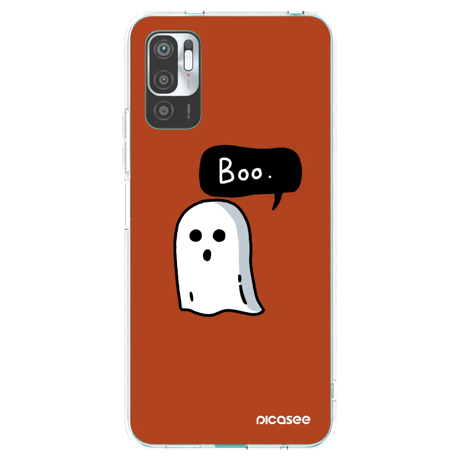 Picasee silikonowe przeźroczyste etui na Xiaomi Redmi Note 10 5G - Boo