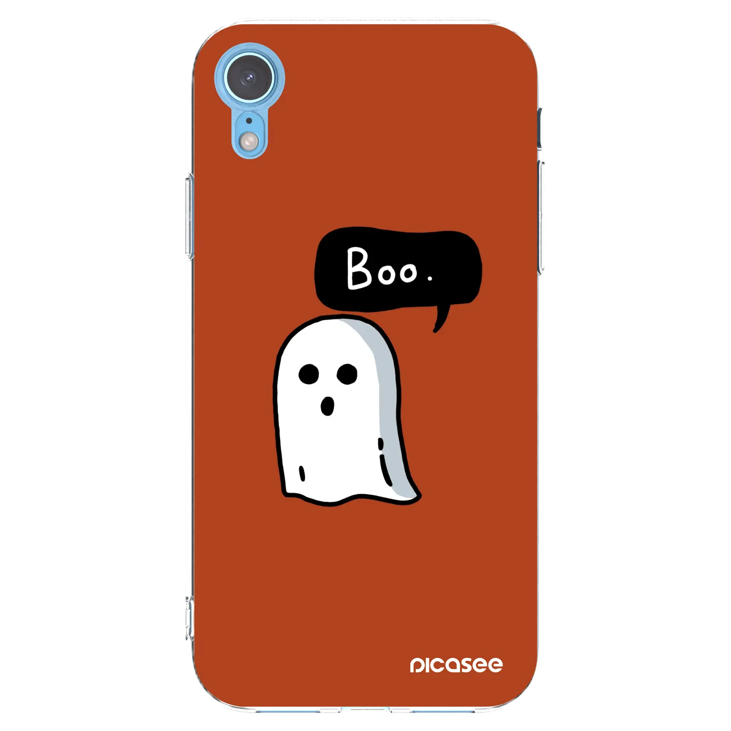 Picasee silikonowe przeźroczyste etui na Apple iPhone XR - Boo