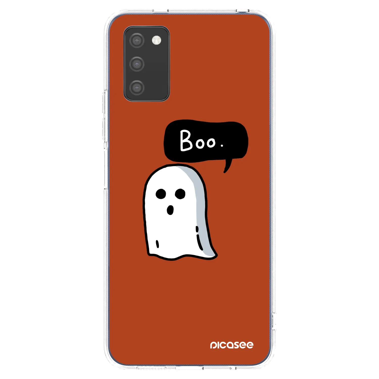 Picasee silikonowe przeźroczyste etui na Samsung Galaxy A03s A037G - Boo