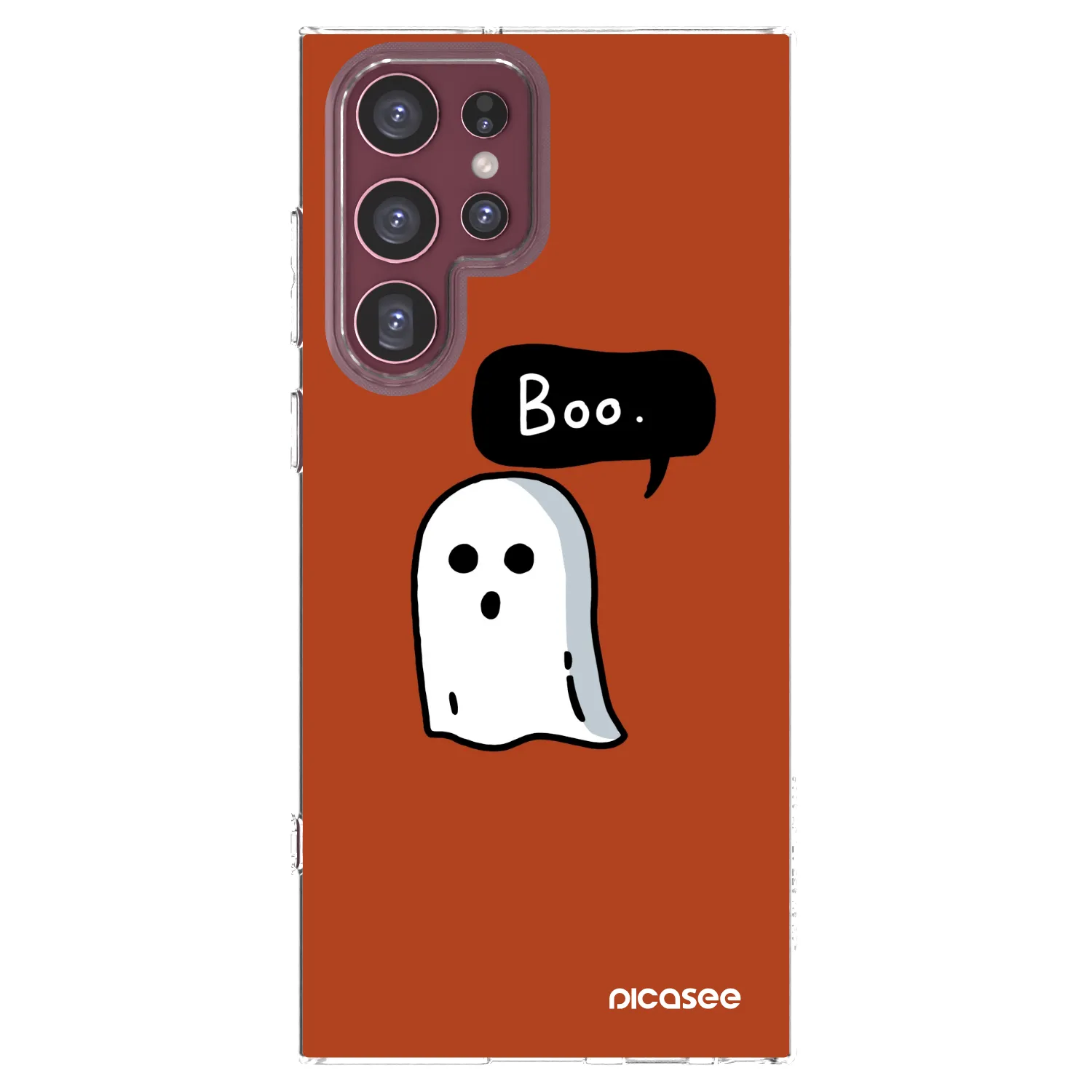 Picasee silikonowe przeźroczyste etui na Samsung Galaxy S22 Ultra 5G - Boo