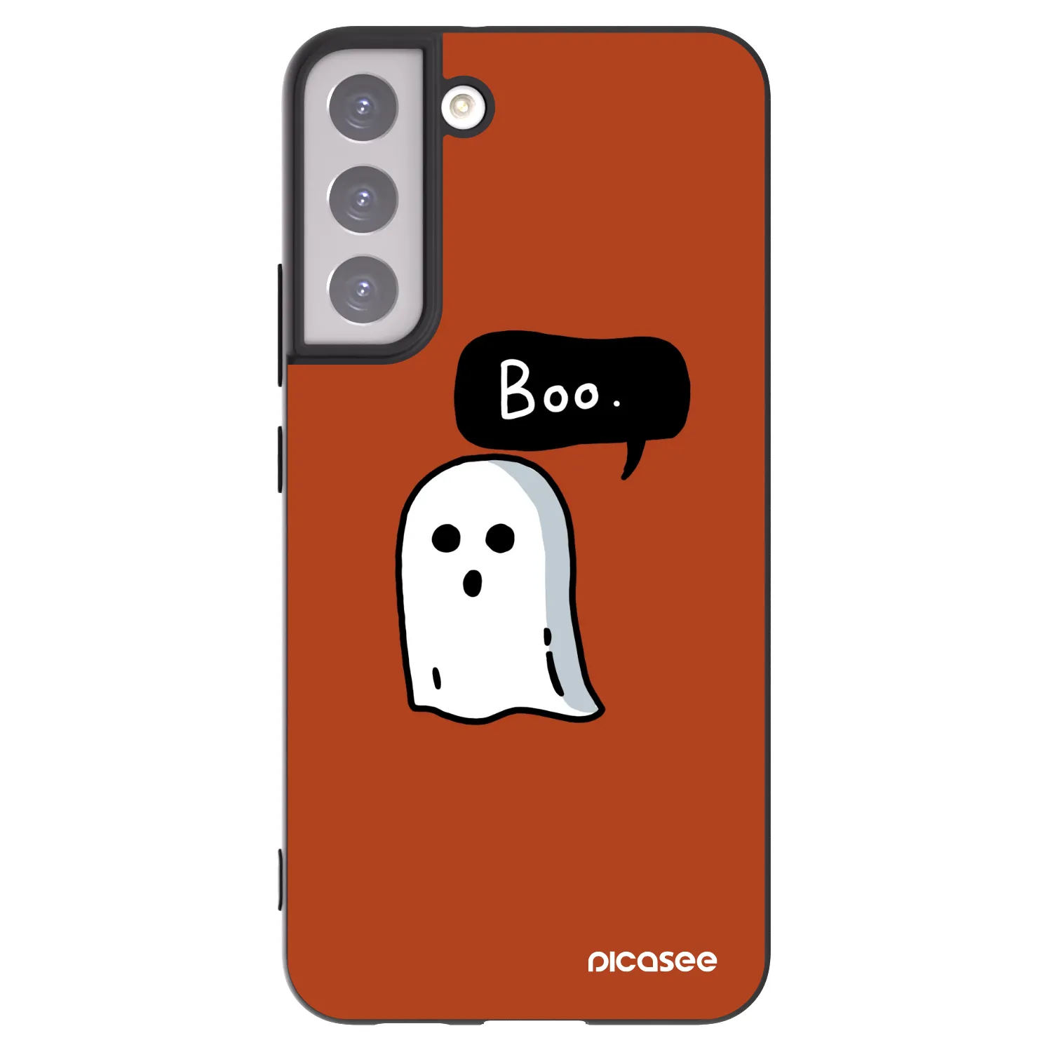 Picasee silikonowe czarne etui na Samsung Galaxy S22+ 5G - Boo
