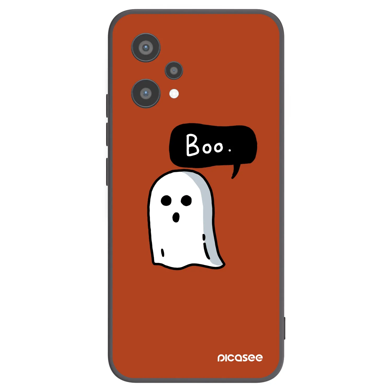 Picasee silikonowe czarne etui na Realme 9 Pro 5G - Boo