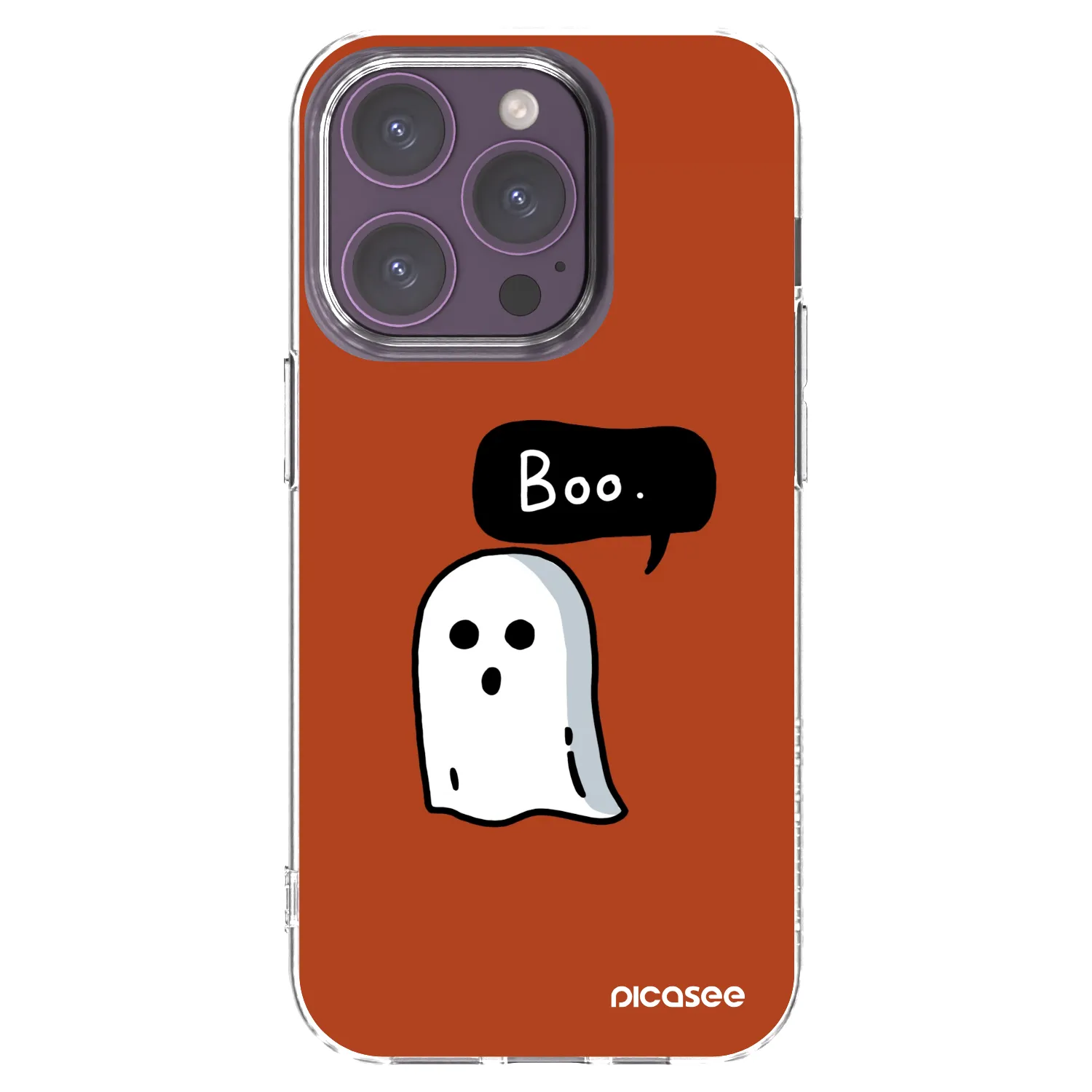 Picasee silikonowe przeźroczyste etui na Apple iPhone 14 Pro - Boo