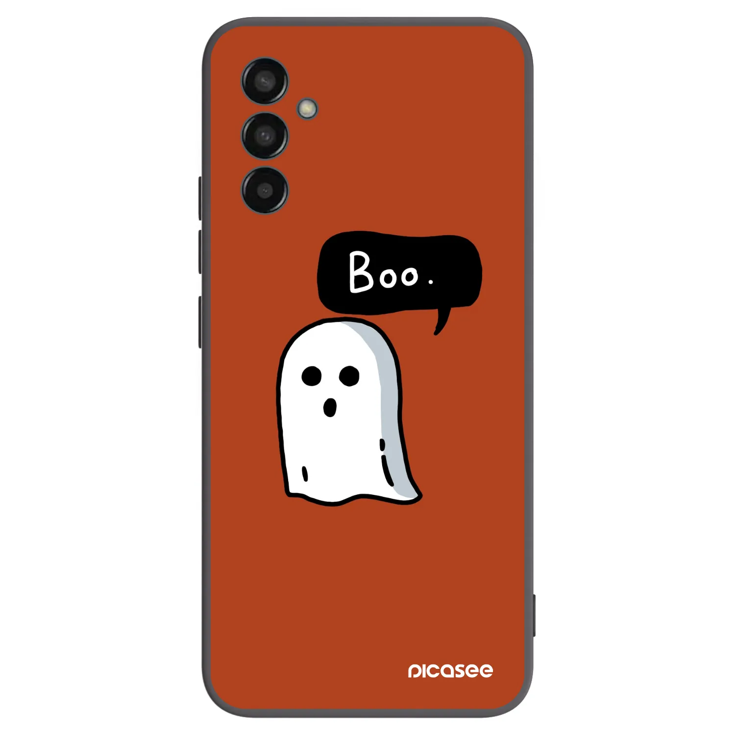 Picasee silikonowe czarne etui na Samsung Galaxy M13 M135F - Boo